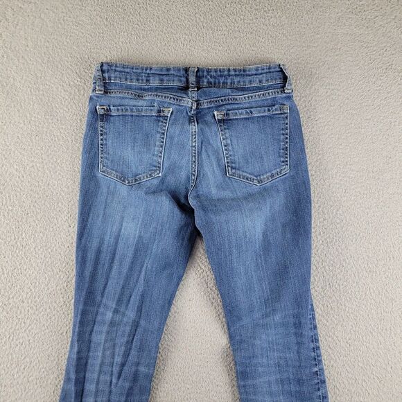 Gap Jeans Womens 2x26 Blue Denim Slim Stretch Classiccore Preppy Casual Distress - Picture 10 of 12